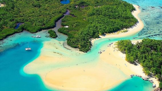 Ile aux Cerfs Catamaran Cruise from East Coast with Snorkeling & BBQ Lunch