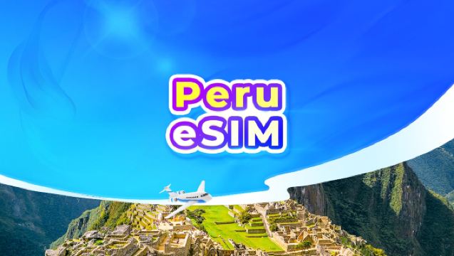 Peru 4G eSIM | Daily package/data package | 24-hr billing | QR code