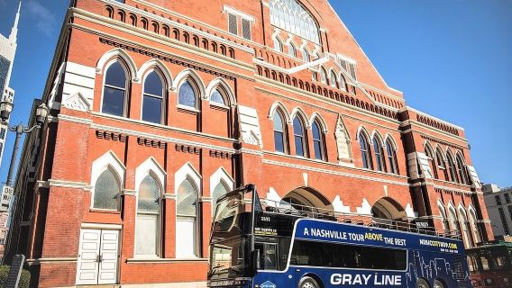 Best of Nashville City Sightseeing Tour on Double Decker Bus