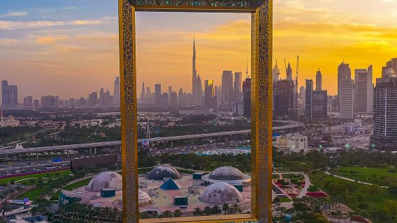 Biglietti per Dubai Frame, tour guidato del Creek, dei Souk e della Moschea Blu