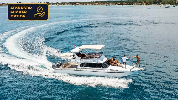 Нуса-Пенида на скоростном катере — снорклинг в 4 местах, плавание со скатами манта, наземный тур