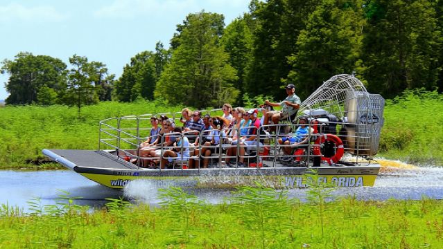 Wild Florida ultimate airboat ride with transportation from Orlando