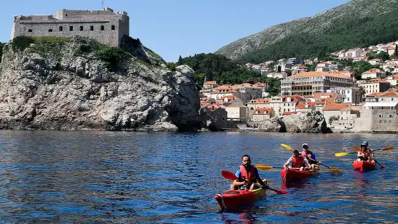 Dubrovnik: Sunset Kayaking & Snorkeling with water &wine
