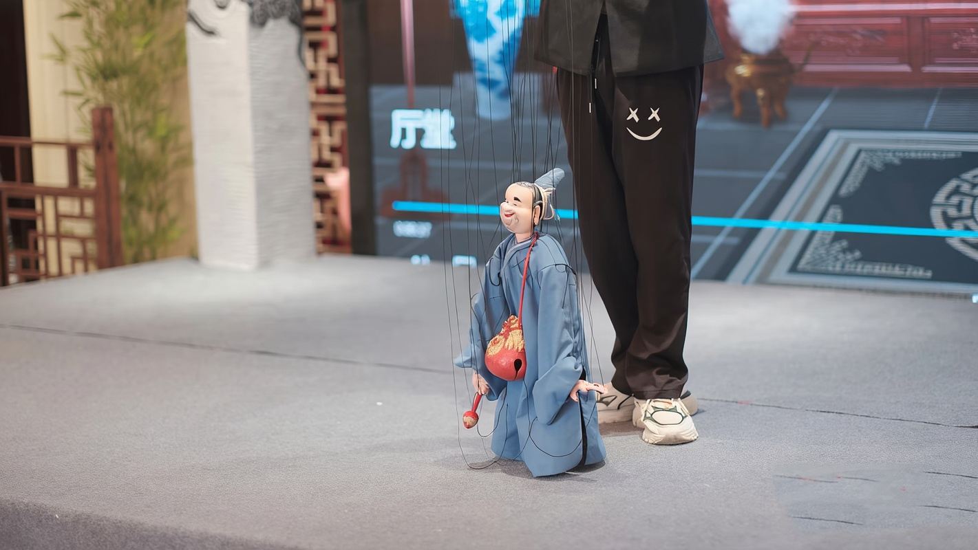 宋元茶樓泉州提線木偶+南音+布袋木偶表演+品茶組合親子1大1小