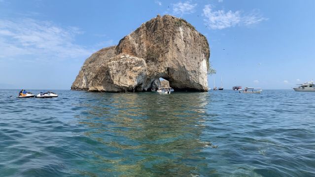 Puerto Vallarta snorkel tour at Los Arcos