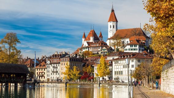 Private all day driver from Interlaken>Thun, Spiez, Lake