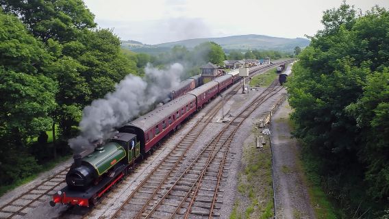 Skipton : Excursion aller-retour en train à vapeur à travers les paysages du Yorkshire