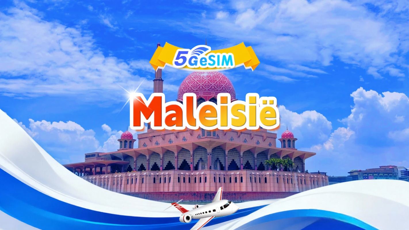 Maleisië 5G eSIM | Dagpakket/Totaalpakket | 500 MB/dag - Totaal 30 GB | 1-30 dagen | 24-uurssysteem | QR-code