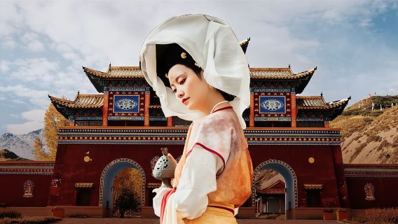 馬蹄石窟群+張掖七彩丹霞旅遊景區一日遊【可選8人頭等獨立座椅／上門接送】