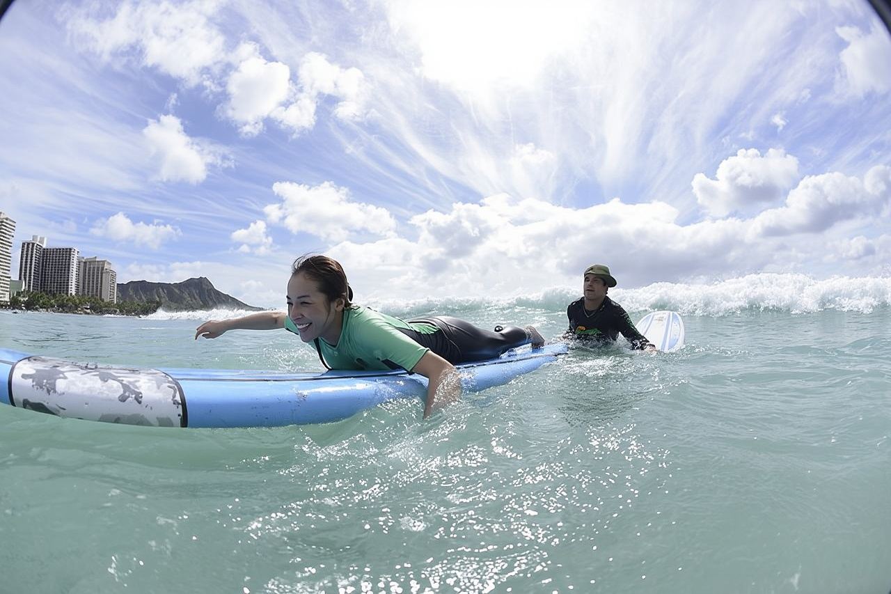 Private Surf Lesson at Waikiki Beach