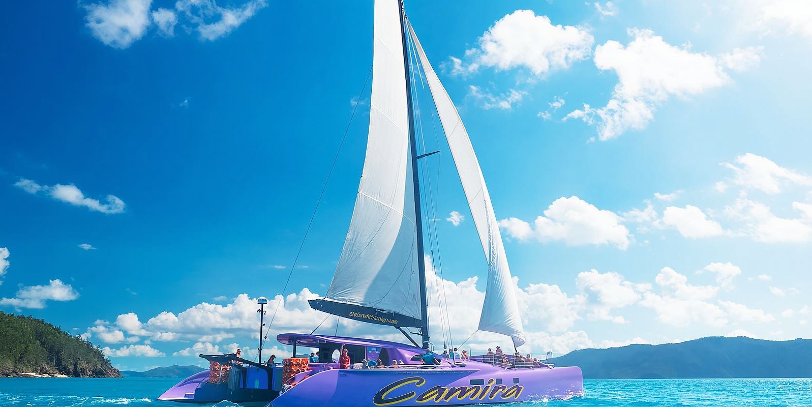 Excursión de un día en el velero Camira al Paraíso Blanco + Bahía Hill desde Airlie Beach