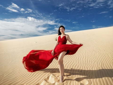 Perjalanan satu hari dari Ho Chi Minh ke Mui Ne - Bukit Pasir Merah + Bukit Pasir Putih + Sungai Per