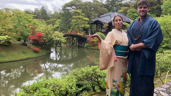 Visiting to Katsura Imperial villa and tea ceremony experience