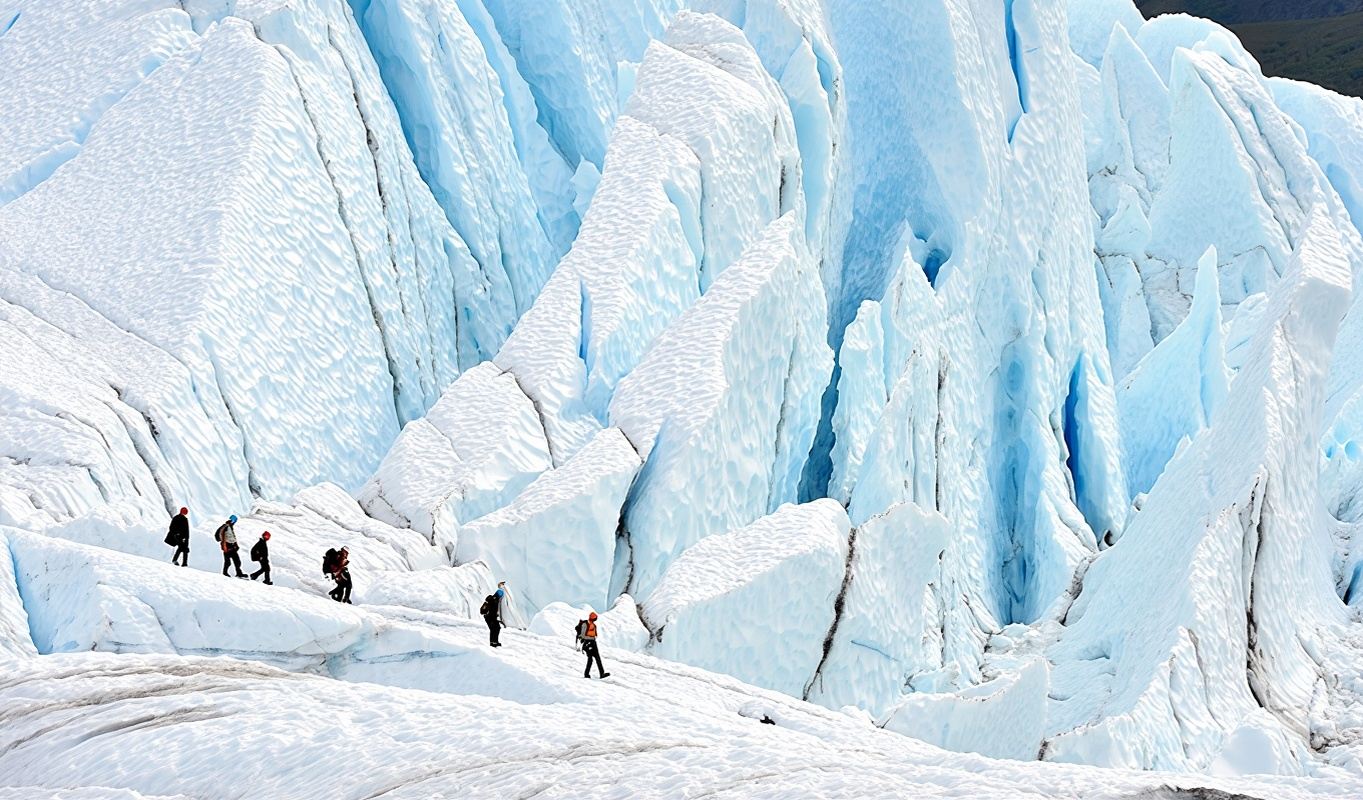 Однодневный тур с пешим исследованием ледника Матанаска в Анкоридже, Аляска, США