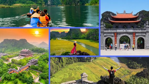 Ninh Binh Full-Day Tour from Hanoi: Bai Dinh Pagoda, Hoa Lu, Tam Coc, Trang An & Mua Cave