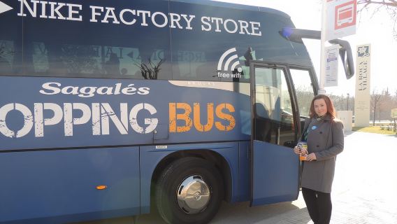 Sagalés Shopping Bus to La Roca Village