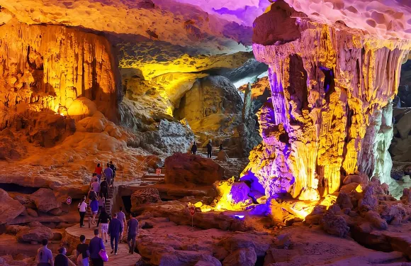 最佳下龍灣五星級一日遊，全包、自助餐、洞穴、獨木舟、接送服務