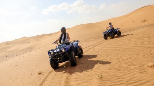 Dubai: Adventure Quad Bike Safari, Camel Ride with Live BBQ Dinner Day Tours 6