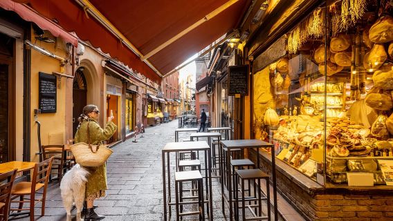 Visite à pied de Bologne avec dégustations et histoires