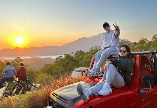 Bali Mount Batur Sunrise or Sunset 4x4 Jeep Adventure - Golden Hour Above the Clouds