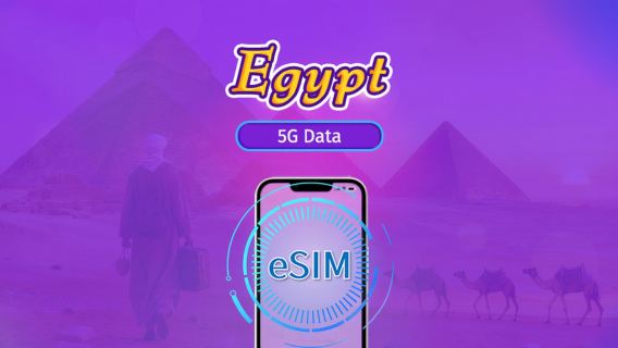 Mesir | 4G/5G eSIM | Pakej Harian/Pakej Data | 24 jam pengebilan | 1-30 hari | Kod QR
