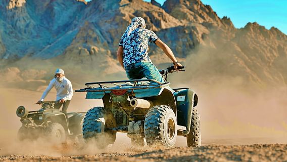 Quad experience in the Sahara with dinner from Sharm El Sheikh