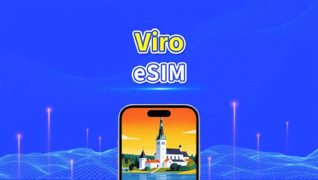 Viro eSIM | Nopea data | 5G/4G | Päiväpaketti/datapaketti | 1–30 päivää | 24 tuntia | QR-koodi