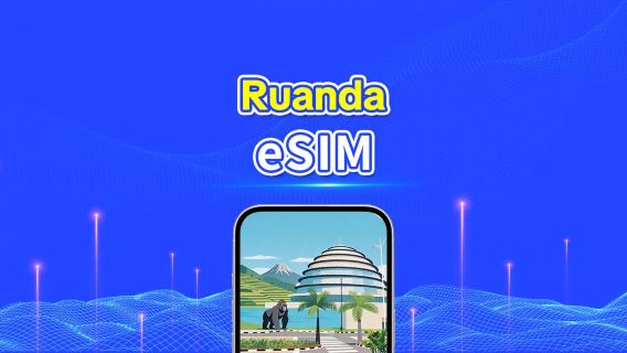 Ruanda | eSIM | 4G | Pacote diário/de dados | Cobrança por 24 horas | 1-30 dias | Código QR