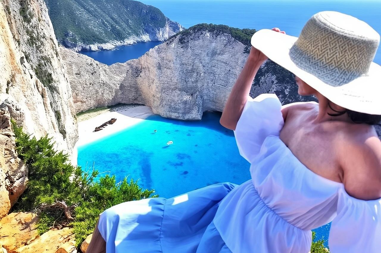 Tour VIP di un giorno intero alle Grotte Blu del relitto e vista dall'alto
