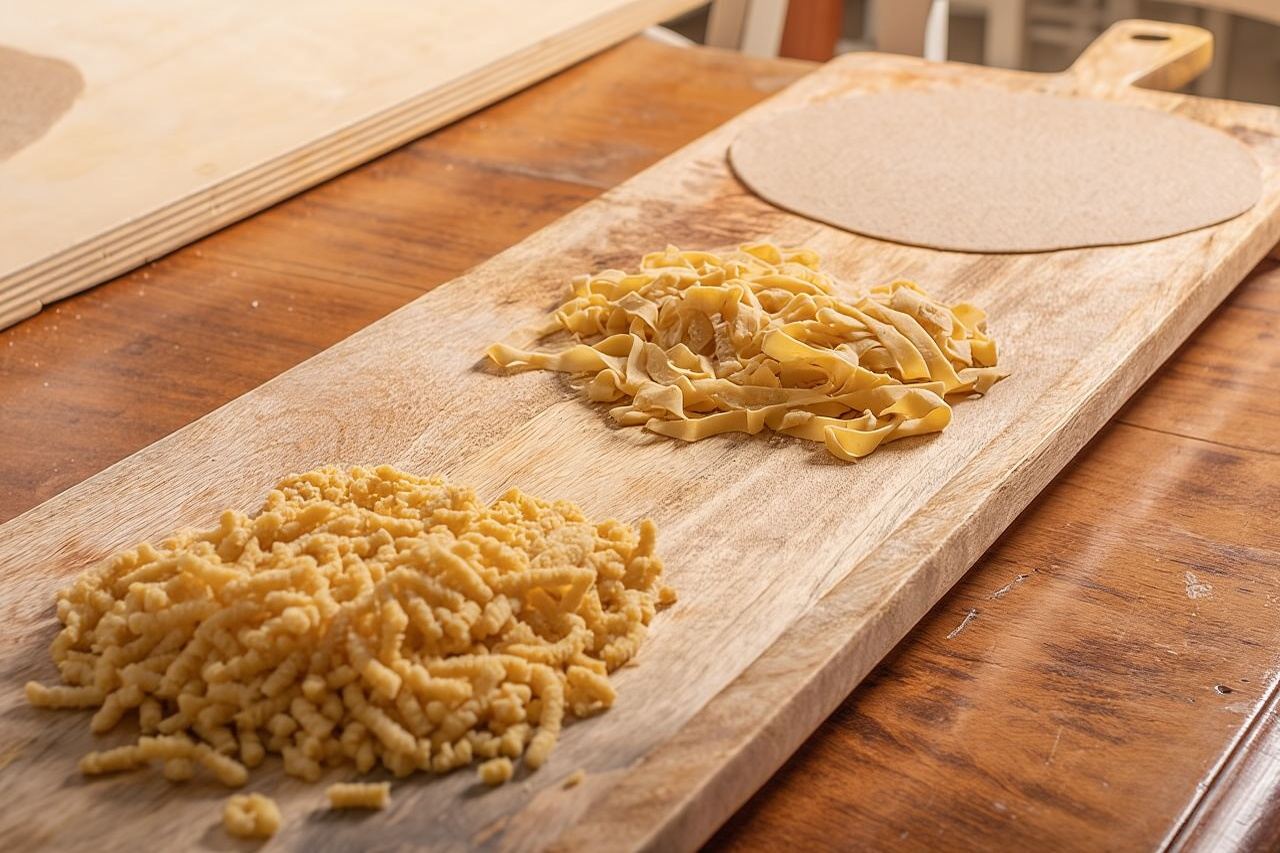 Private Romagna cooking lesson at the table in Rimini