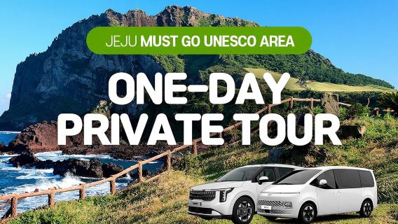 Tur VAN Pribadi Jeju yang Disesuaikan ke Timur, Barat, atau Selatan (~8 orang)