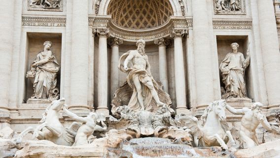 Pantheon + Borghese Gallery + Trevi Fountain + Spanish Steps + Piazza Navona