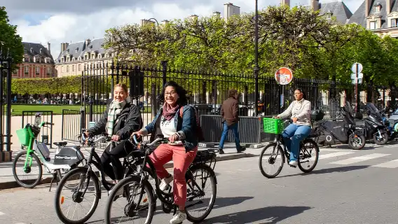 巴黎：風景優美的電動自行車之旅，可選裝塞納河遊船
