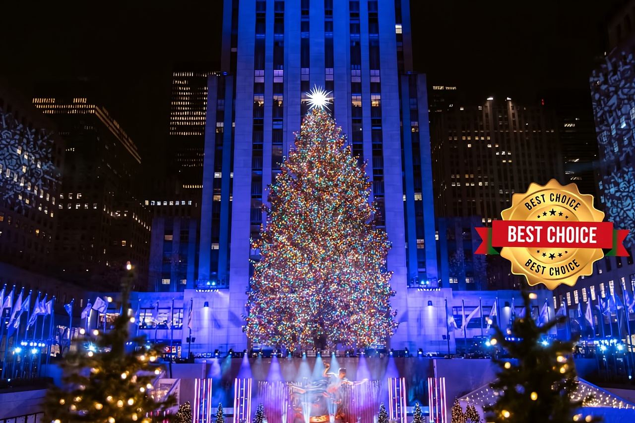 NYC: Spektakuläre Weihnachts-Rikscha-Tour