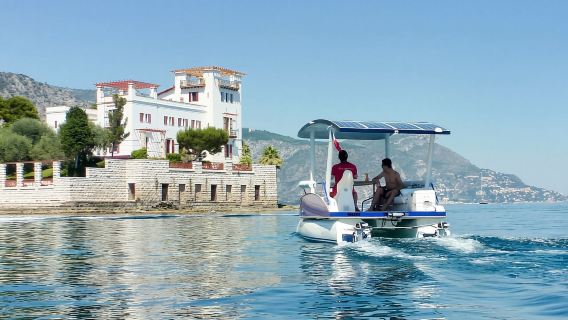 Nice: Private French Riviera Solar Boat Cruise