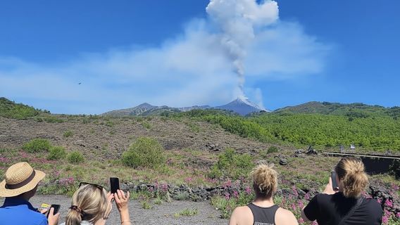 Da Siracusa: Escursione mattutina guidata sull'Etna e degustazione di cibo