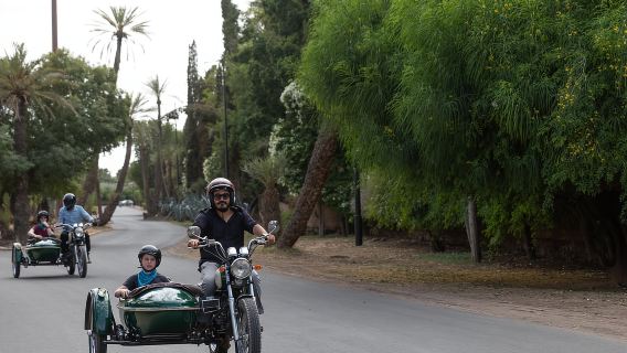 Marrakech: 3 horas de paseo privado en sidecar por rutas poco transitadas