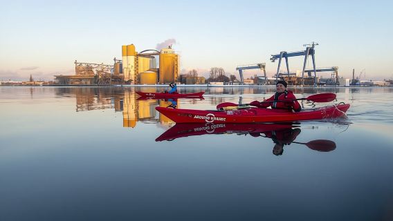 Winter Kayak Tour in Gdansk