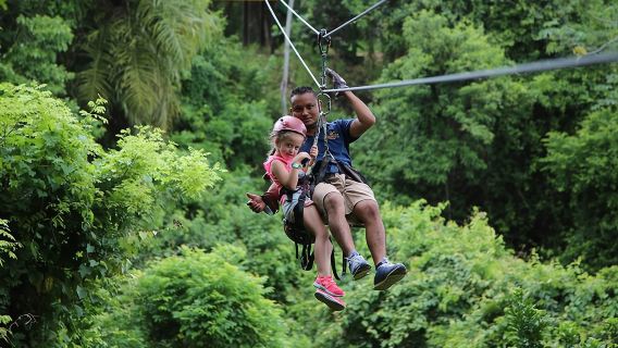 Super Man Zip Line with Wildlife Eco-Park and Snorkel