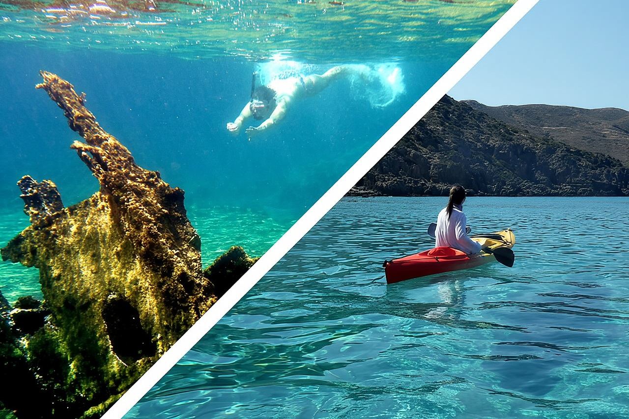 Sea Kayak & Snorkel tours in West Crete