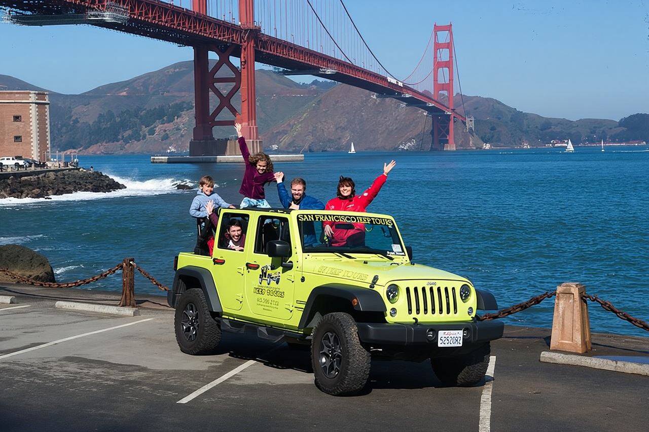 Private San Francisco City Tour by Open-Air Jeep (Max 6)