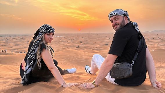 Morning Desert safari With Quad bike ride Sandboard & Camel ride