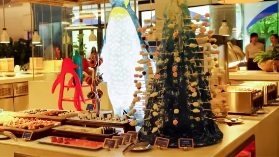 Chu Hải Chimelong Penguin Hotel Emperor Penguin Buffet Restaurant Vé ăn đôi/ba người bữa sáng/bữa trưa/bữa tối