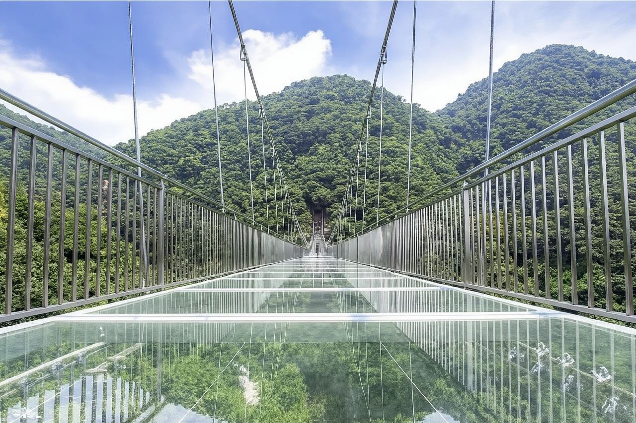 Skywalk Glass Bridge Waterfall Mountain Ancient Cave Private Tour