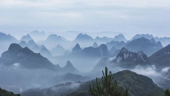 桂林堯山索道+桂林堯山景區風光++市區飯店接駁
