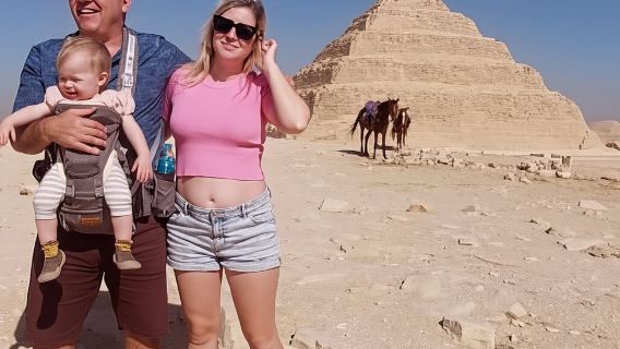 Il Cairo: gita di un giorno a Djoser, Piramide romboidale e Menfi