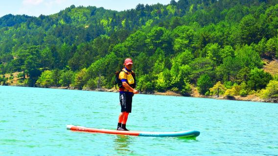 Kayak &SUP in Berat Lake, picnic lunch
