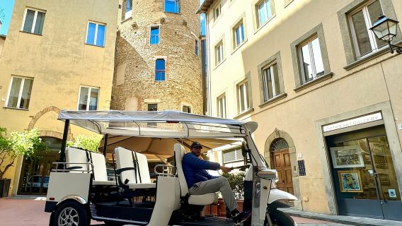 Florence: Electric Tuk-Tuk or Golf Cart City Tour