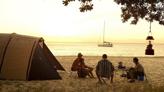 Langkawi - Île du Lion géant - Camping nocturne[Camping personnalisé sur une île déserte de Langkawi]