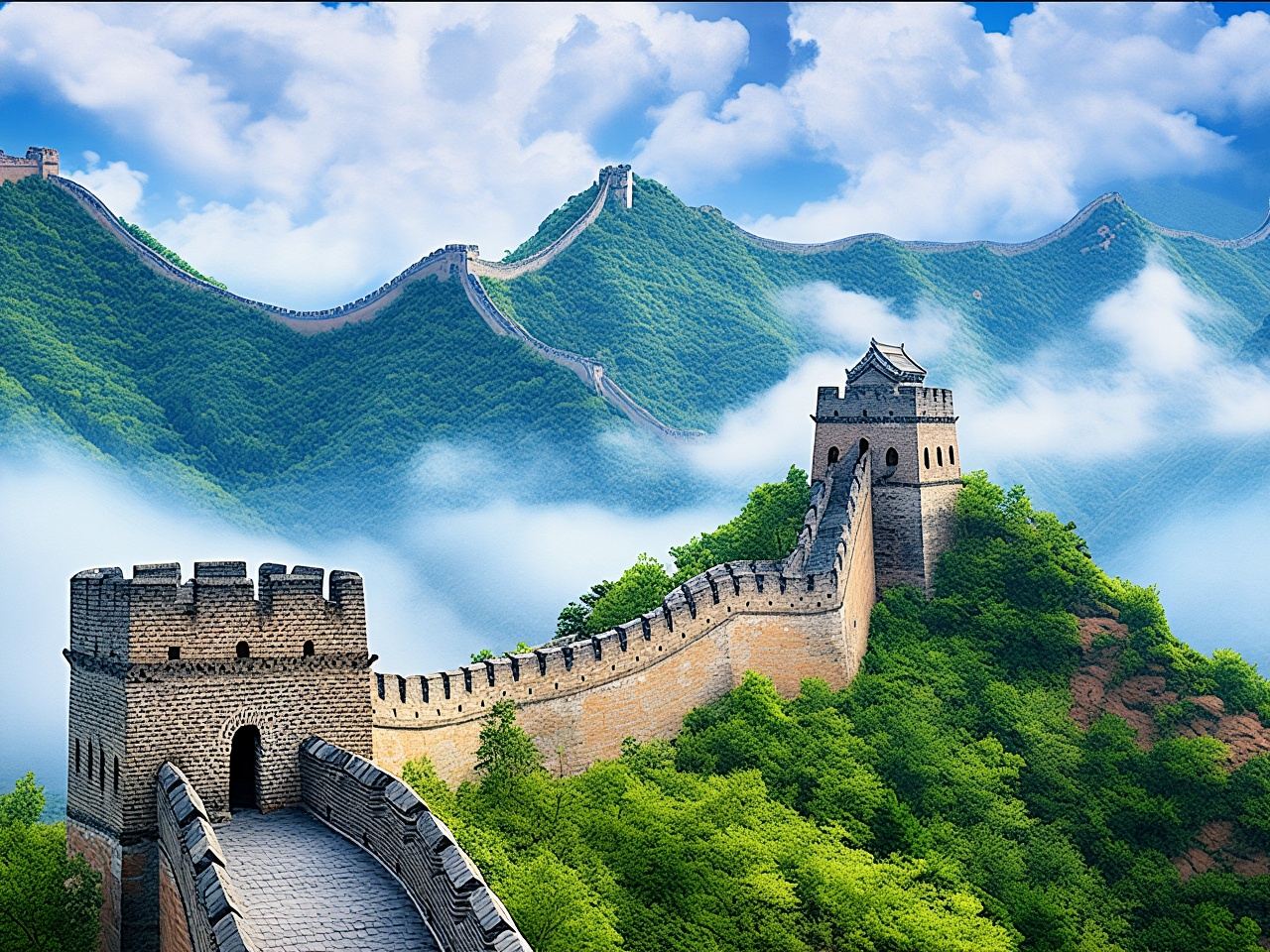 ทัวร์ 1 วัน กำแพงเมืองจีนด่านมู่เถียนอวี้ + พระราชวังฤดูร้อน ในปักกิ่ง [รวมบริการรับส่ง/รวมตั๋วเข้า/คนขับภาษาอังกฤษ]